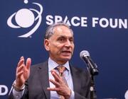 Acting Space Development Agency Director GP Sandhoo speaks to reporters April 15, 2026, at the Space Foundation’s annual Space Symposium in Colorado Springs. Credit: Space Foundation