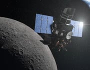 spacecraft flying near Moon