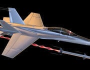 boeing F/A-18 firing missile concept