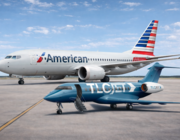 TLC Jet and American Airlines aircraft