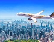 Truenoord aircraft above New York