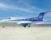 Embraer Phenom 300 with Wheels Up livery