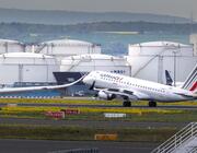 Air France A220 lands at Frankfurt