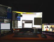 Kyle Patel’s workstation 