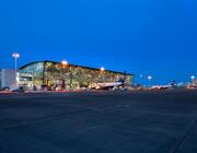 Cork Airport at night