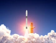 A rendering of Firefly Aerospace and Northrop Grumman’s Eclipse medium-lift launch vehicle.