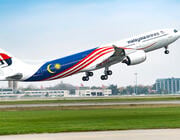 Malaysia Airlines Airbus A330neo taking off