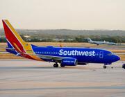 Southwest Airlines aircraft at San Antonio Airport