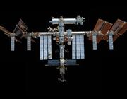 The International Space Station was photographed by ESA (European Space Agency)