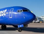 the nose of a Southwest Airlines aircraft