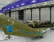 Virgin Galactic's Delta1 spaceplane in assembly