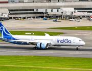indigo 787-9 at heathrow