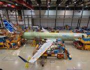 Airbus A321XLR in assembly line 