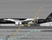 Lufthansa A350 on data promo image