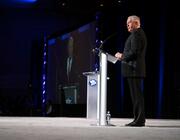 Frank Kendall, then the secretary of the Air Force, speaks in 2024. Credit: U.S. Air Force