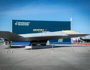Mock-up of the NGF Future Combat Air System (FCAS) from Dassault Aviation