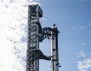 Starship on launchpad