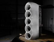 Art credit: Whisper Aero Caption: Whisper has tested a full-scale JetFoil wing section with five electric ducted fans blowing over a simple flap