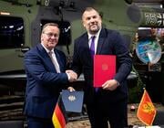 German Ministry of Defense Caption: German defense minister Boris Pistorius agreed the government-to-government sale with his Montenegrin counterpart, Dragan Krapović.  