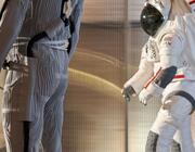 Axiom Space and Prada unveiled the Liquid Cooling and Ventilation Garment (LCVG) designed to be worn by astronauts inside the Axiom Extravehicular Mobility Unit (AxEMU) spacesuit. Credit: Axiom Space and Prada.