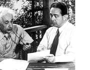 scientists Albert Einstein and Leo Szilard
