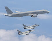 Excalibur flying with Typhoons