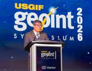 Caption: Christopher Scolese, pictured here at the USGIF's annual Geoint Symposium on May 6, 2026, retired as NRO director on July 10, 2026. Credit: USGIF