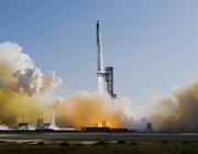 SpaceX Flight Test 13 liftoff