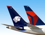 aeromexico and delta aircraft tails