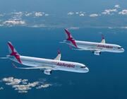 two air arabia passenger aircraft