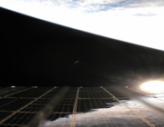 bluebird solar satellite array