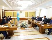 cag team (left) with kazakh prime minister 