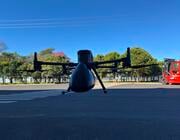 drone in flight