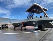 Global Combat Air Program fighter aircraft mockup