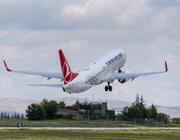 turkish airlines aircraft taking off