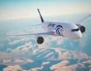 egyptair aircraft in flight