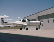 Bye Aerospace Caption: Bye's eFlyer 2 prototype is powered by a Safran electric motor and MagniX battery system