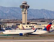 delta and american aircraft on ground