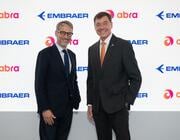 abra and embraer execs
