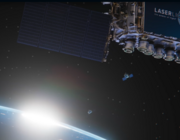 laser light satellite