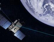 Artist's concept of BAE Systems’ Resilient Missile Warning and Tracking in MEO satellites for the U.S. Space Force.  Credit: BAE Systems