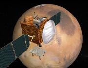 NASA Caption: Mars Telecommunications Orbiter concept art