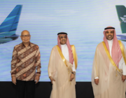 garuda and saudia representatives 