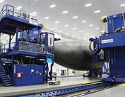 Boeing 787 forward fuselage in fabrication