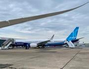 Boeing 737 MAX at a gate