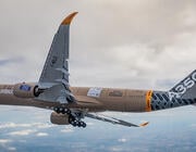 Airbus A350F flying