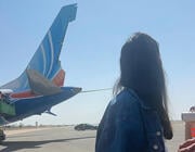 damaged FlyDubai tail rudder