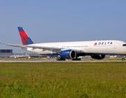 delta air lines airbus a350-900 on ground