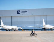two aircraft at Tarmac Aerosave facility