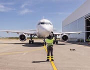FL Technics customer aircraft in Dominican Republic 